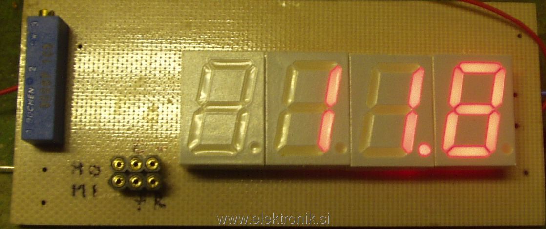 Vmeter Attiny26 vkljucen